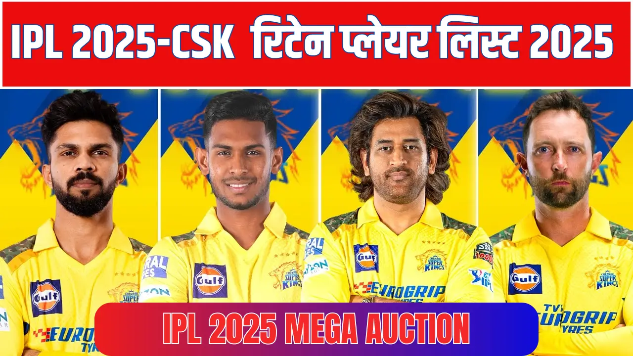 CSK Retained Players 2025