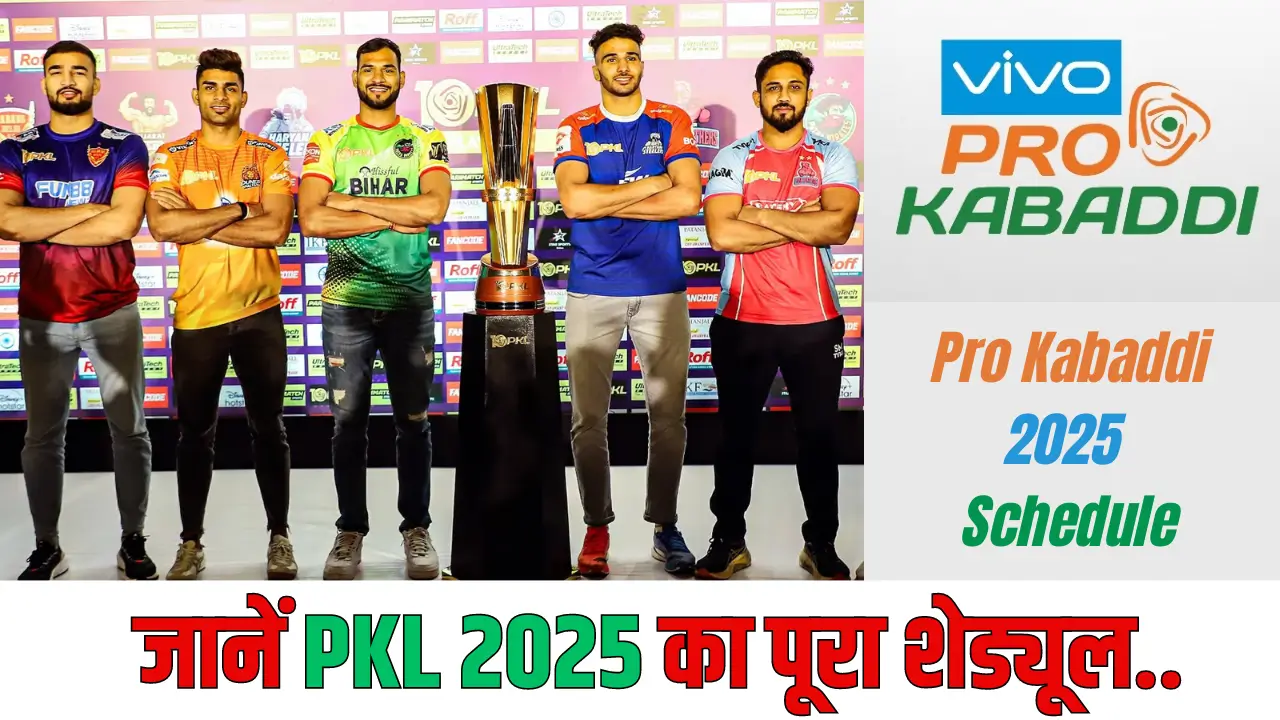 Pro Kabaddi 2025 Schedule